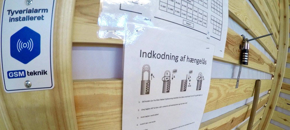 Ribe Moebelopbevaring Tyverisikring
